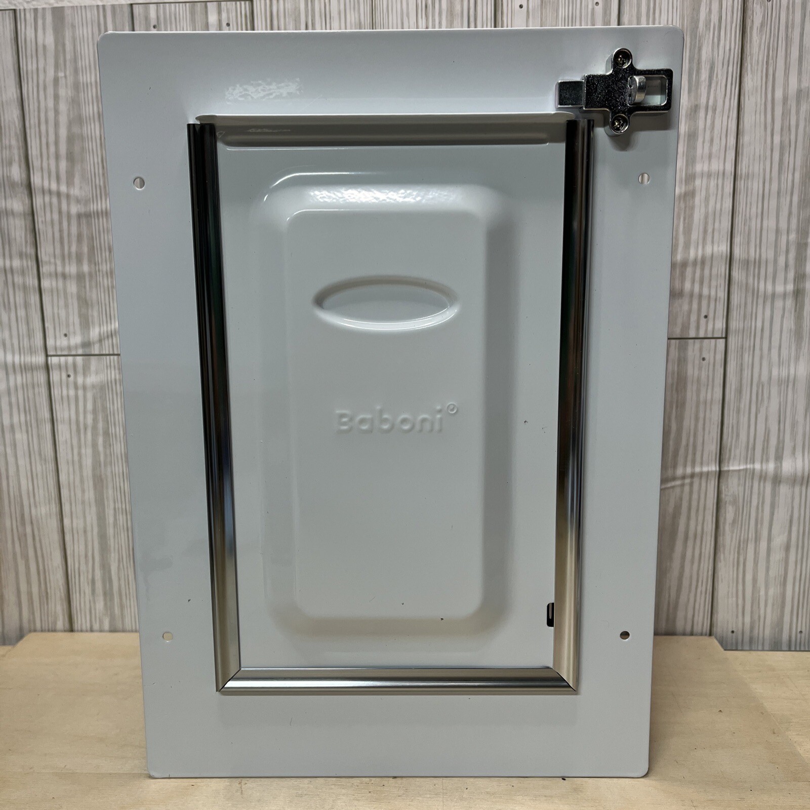 Baboni PET DOOR for WALL Double Flap LOCKING Steel Frame Small New Open