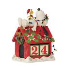 Jim Shore Peanuts Snoopy & Woodstock Countdown Calendar Figurine 6015027