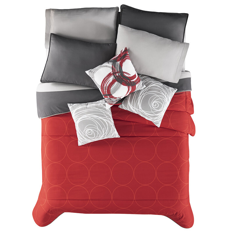 COMFORTER SET QUEEN SIZE/FULL SIZE FERRARA VIANNEY-image