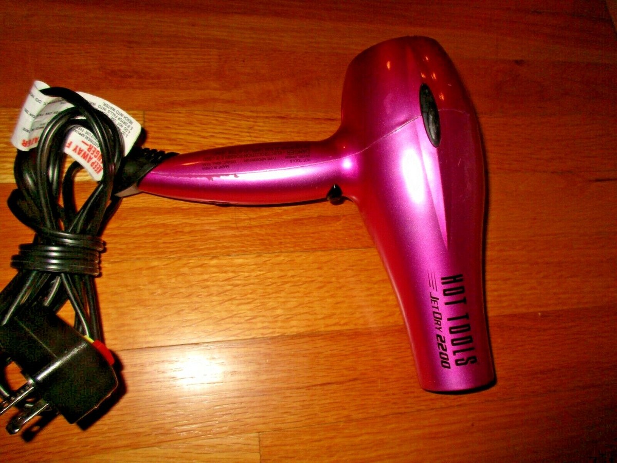 Hot Tools Professional ION Jet Dry 2200 Hair Dryer #HPK04 Pink