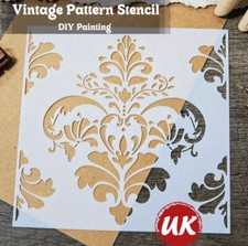 Vintage Pattern Retro Template Plastic Stencil Painting Embossing Craft Arts