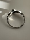 Sterling Silver 925 Diamond Irish Claddagh Ring Size 7 — photo 6