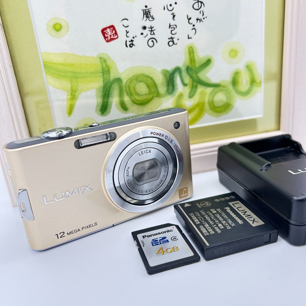 Panasonic LUMIX DMC-FX60 Gold Digital Camera Leica Lens Panasonic LUMIX DMC-FX60 Gold Digital Camera Leica Lens