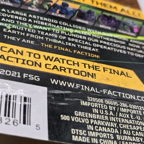 Final Faction 3 figuras Alpha Team 1: acero, cambio y bruto Kharn nuevo en paquete - Imagen 4 de 10