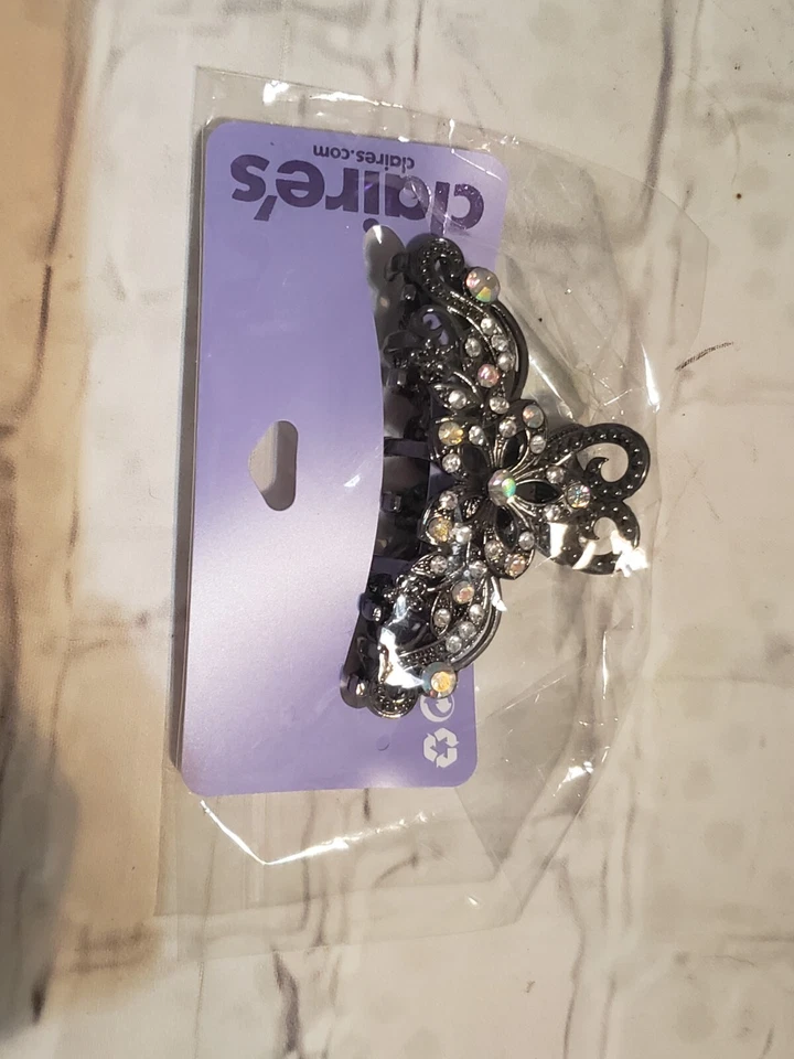 НОВАЯ красивая металлическая заколка для волос Claire со стразами - Изображение 2 из 3