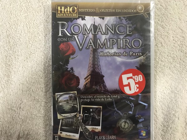 ROMANCE CON UN VAMPIRO HISTORIAS DE PARIS MISTERIO PC NUEVO PRECINTADO SEALED