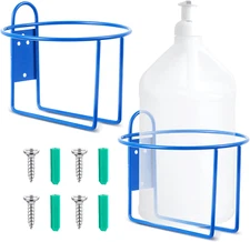 Hicarer 2 Pcs One Gallon Jug Storage Rack Wall Mounted Heavy Duty Steel Wall Rac