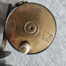 Rare hardy 2 5/8" Brass Faced Perfect  Dry fly reel 