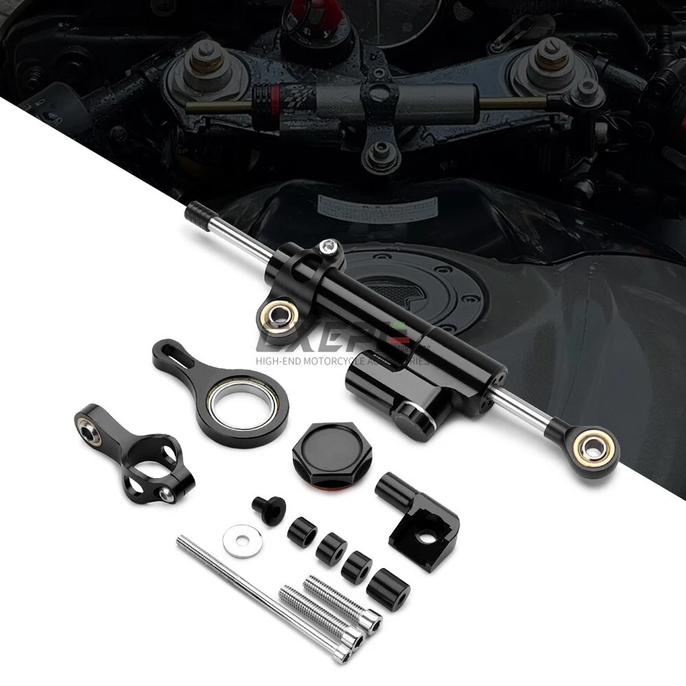 For YAMAHA YZF R1 2002-2017 R6 2006-2020 Steering Damper Stabilizer Mount Kit Foto 2 de 4