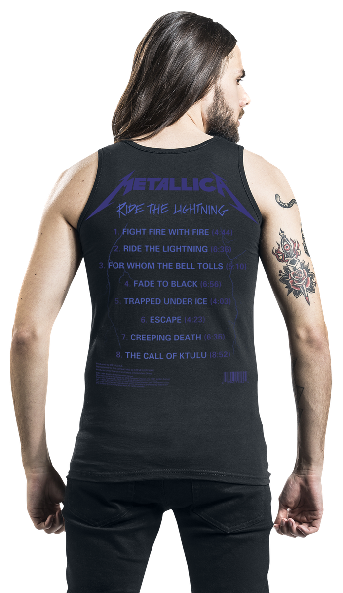 Metallica Ride The Lightning Tank-Top - Offizielles Band Merchandise
