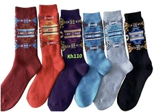Southwest Native American Indian Thich Winter Knitted Socks