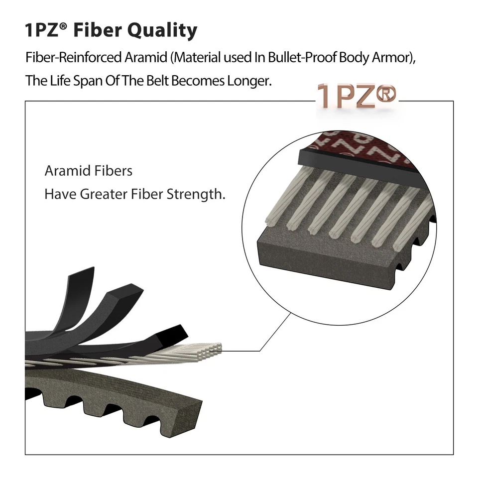 Cinturón CVT 743 20 30 con KEVLAR para scooter genuino PGO Buddy 125 170 Ligero 125 150 Foto 4 de 4