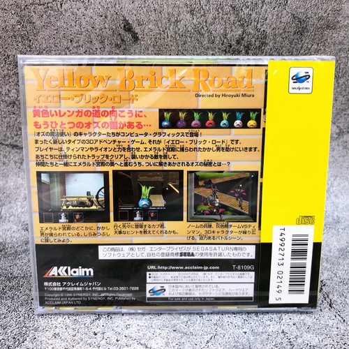 Sega Saturn Yellow Brick Road SS Game Acclaim Japan Sealed New - Picture 3 of 9