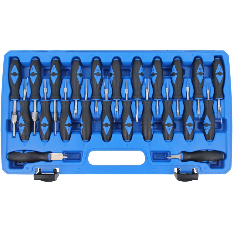 23 pcs Universel Terminal Broche libération Outils Connecteur Câblage Extracteur - Photo 3/4