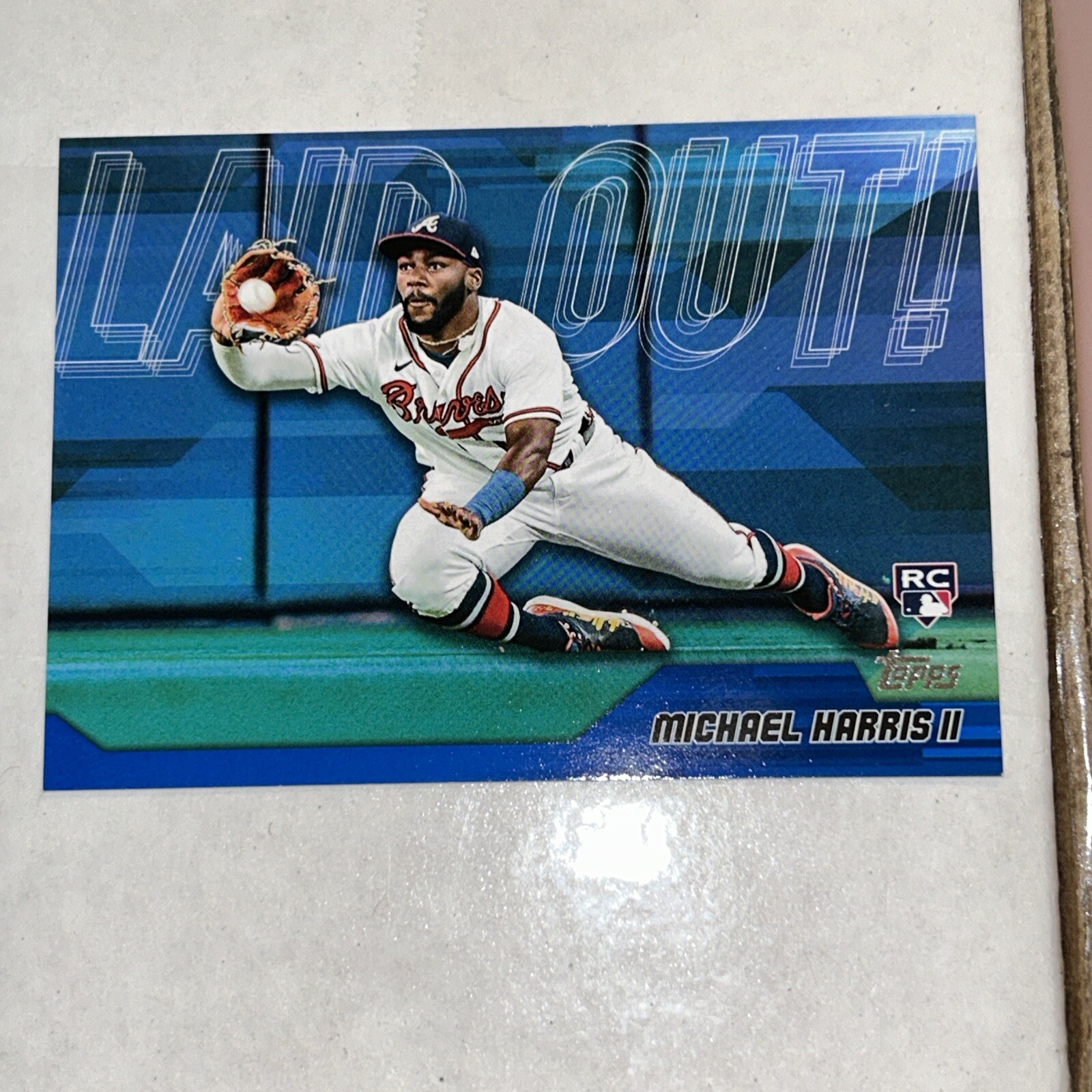 2023 Topps Update Series - Laid Out Blue #LO-3 Michael Harris II (RC)
