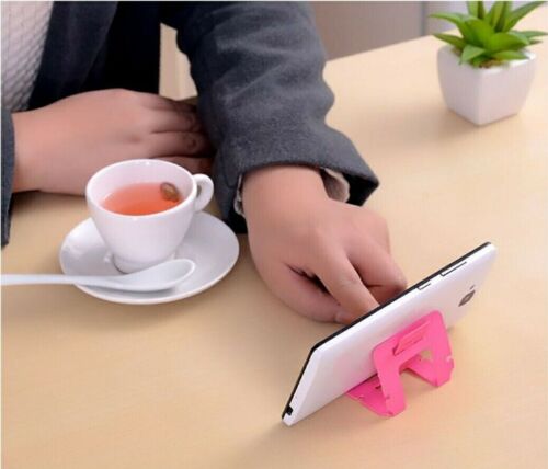 Universal Adjustable Folding Mobile Phone Holder Stand Desk Tablet Portable UK - Picture 5 of 5