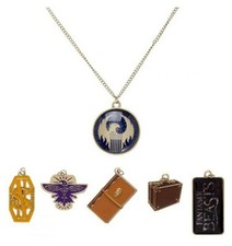 Fantastic Beasts and Where to Find Them Multi Charm Pendant Necklace NEW
