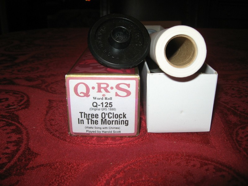 Three O'Clock In The Morning - QRS Piano Roll #Q-125 (Orig 1880): Hear It Play!