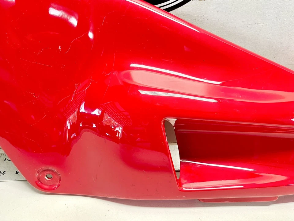 Carenado trasero izquierdo genuino usado Ducati 851 Strada panel de capucha 48230061A rojo Foto 3 de 4