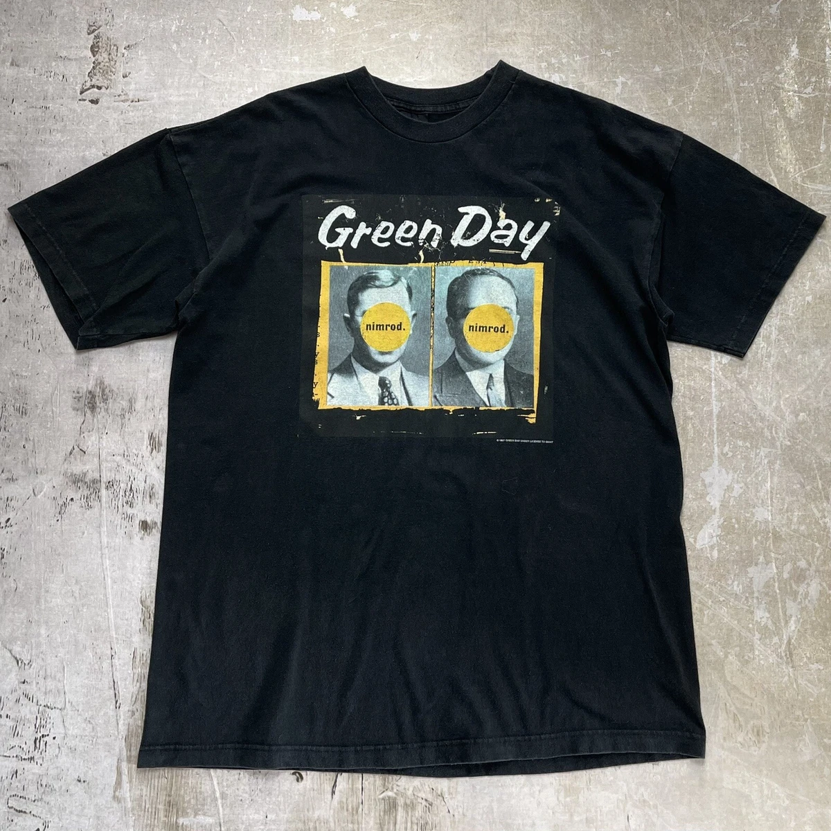 Vintage 1997 Green Day Shirt “Nimrod” CD Album Cover Promo Band