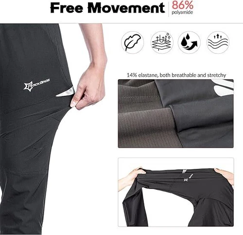 RockBros Fahrradhose Lange Atmungsaktive Radlerhose Laufhose S-4XL Aktualisiert - Bild 13 von 14