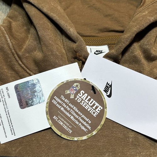 Sudadera con capucha Nike Washington Commanders Salute to Service auténtica suéter lateral - Imagen 6 de 9