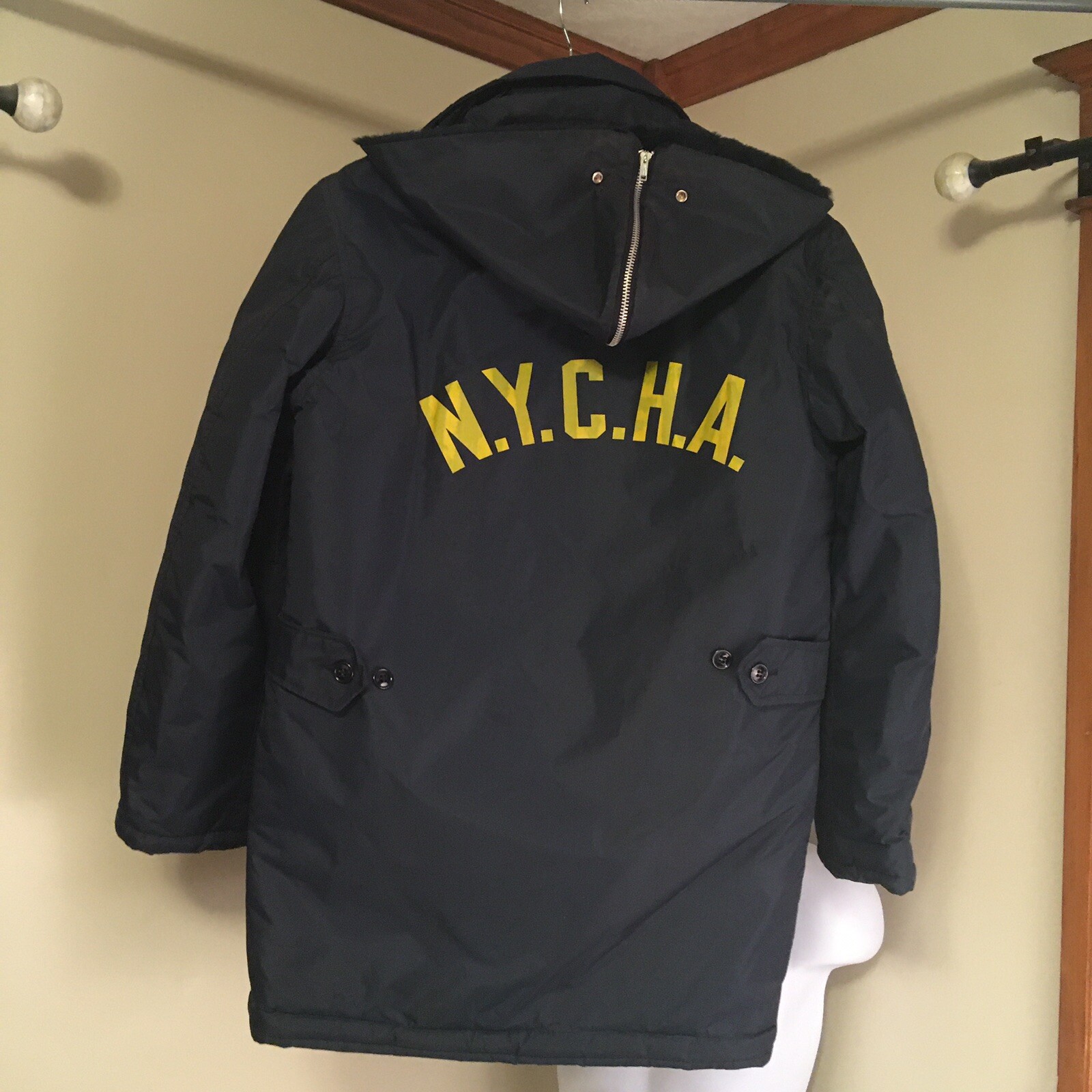 Antler Mens Flight Jacket Sz 38 USA Made New York City Housing