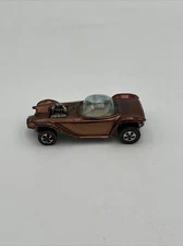 Vintage Hot Wheels Redline US Beatnik Bandit Copper With White Interior 1968