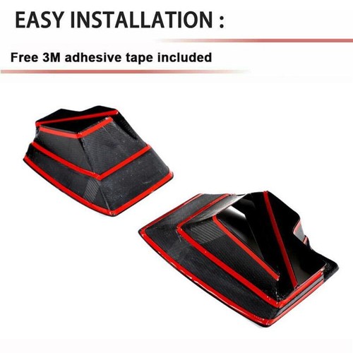 For BMW M2 G87 Coupe 2022-24 Front Air Inlet Set Intake Duct Inserts REAL CARBON - Picture 10 of 12