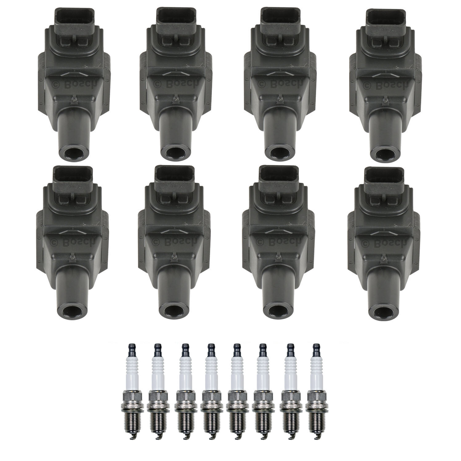 Bosch 8 Ignition Coil Denso 8 Platinum TT Spark Plug Kit For XJR W140 R129 V8
