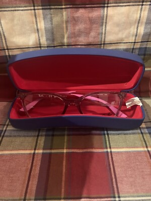 RAY BAN RB 1586 3777 47-16-130 PINK RED KIDS EYEGLASSES FRAMES