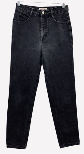 Vintage Guess High Rise Button Fly Straight Leg Jeans Black Pants Youth Size 16 - Picture 2 of 8