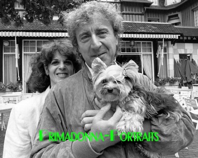 GILDA RADNER GENE WILDER 8x10 Lab B&W Photo 1980s Personal Home