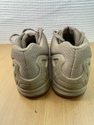 ADIDAS Brown Running Shoes ZX FLUX TORSION TAN BLUE Men's Size 10