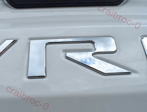 New Chrome Chevrolet Raised Tailgate Letters Decal for 2019-2023 Chevy Silverado - Picture 4 of 7