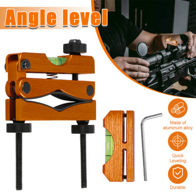 Reticle Leveling System Gun Rifle Scope Crosshair Alignment Level Tool Kit Black