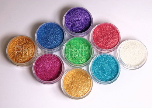 10g Craft/Cosmetic Coloured Pigment Powders Eco Glitter  * 80 Colours* FREE POST - Picture 1 of 300