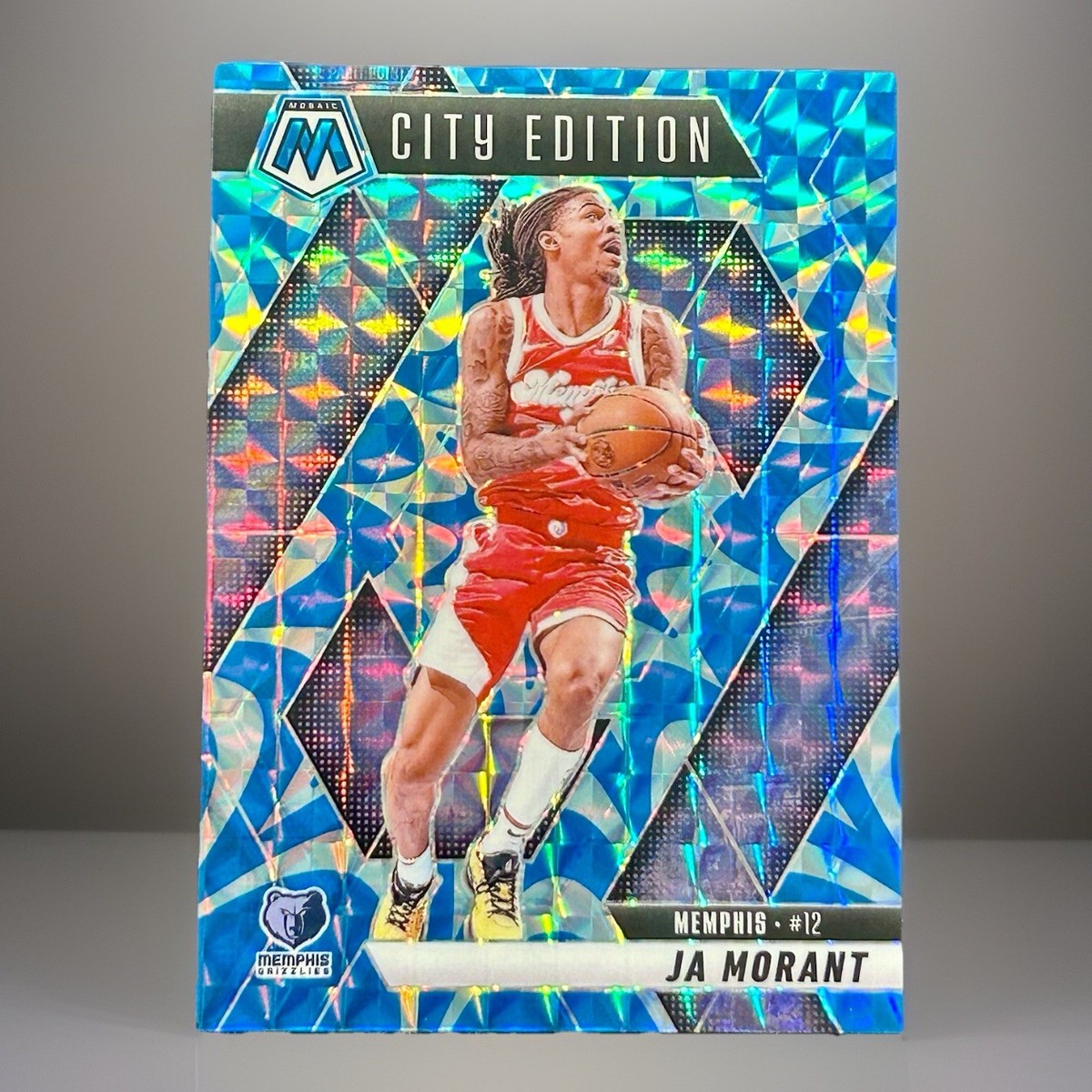 Ja Morant Blue Prizm City Edition 2024-25 Panini Mosaic #281 | eBay