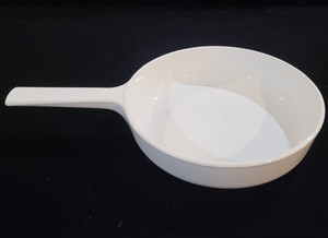 Vintage Corning Ware Frost White Range Topper Skillet N-8 1/2-B 8.5” No Lid USA