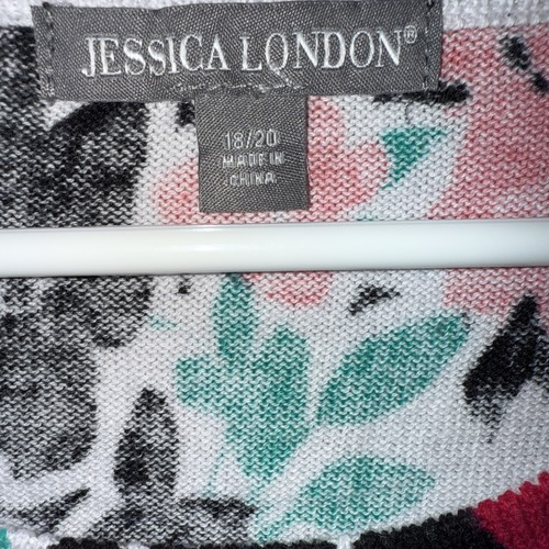 JESSICA LONDON SUÉTER FLORAL TOP NUEVO Talla 18/20 (A180) - Imagen 3 de 6