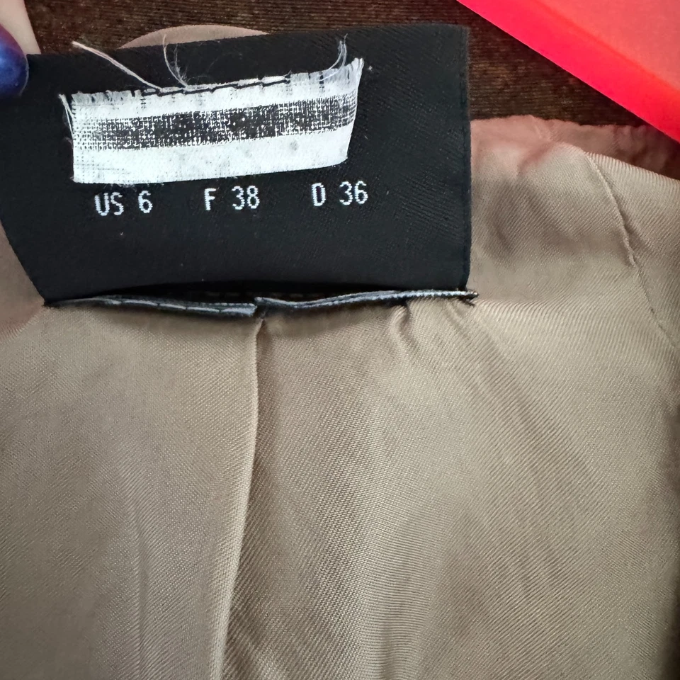 AKRIS Verde PAISAJE Estampado Completo 100% Seda Foto Gráfico Chaqueta Diseñador 6 Foto 4 de 4