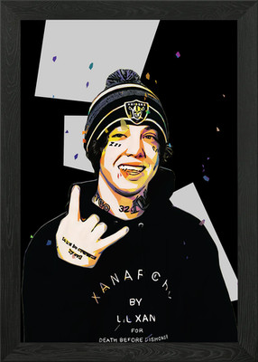 Lil Xan Framed Wall Art Poster Canvas Print Picture