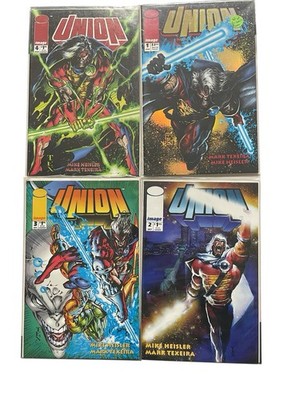 Union Image Comic Lot of 4 books #1, 2, 3, and 4. All bagged and Boarded (1993)