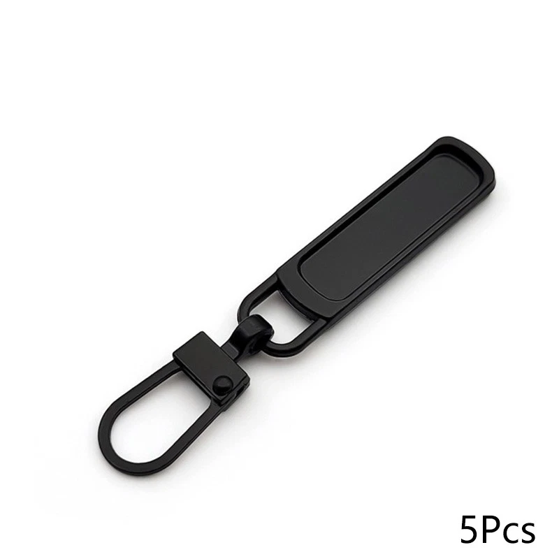 5x Zipper Slider Pull Tag Repair Replacement Zip Puller DIY Craft Sewing Tools - Image 2 of 4