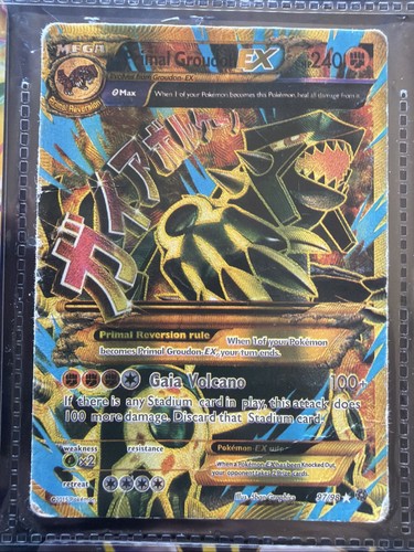 Primal Groudon EX (Shiny Full Art) — Ancient Origins