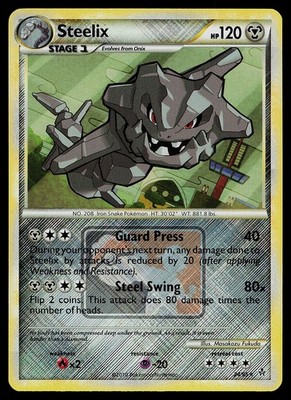 Pokemon Steelix Promo League & Championship Cards 24/95 Crosshatch Reverse Holo