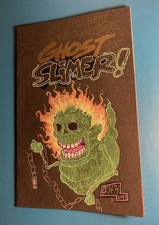 Ghost Rider #40 - SKETCH & FIRMATO by SLIMERBRO NM/MINT 1/1 Ghostbusters Slimer