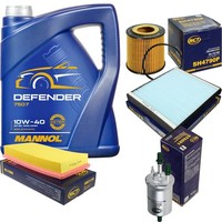 SCT Inspektionspaket 5L Mannol 10W-40 FüR Seat Ibiza III 1.2 12V Skoda Fabia I