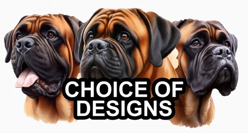 Bullmastiff Self Adhesive Dog Sticker