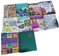 Lot of 20 Vintage Quilting Instruction Project Books Quilt Patterns  Magazines